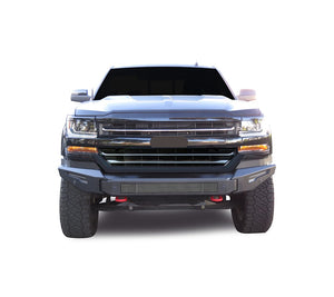 Product of Black Horse Offroad AFB-SI17-BU Armour II Steel Matte Powder Coated Bumper 