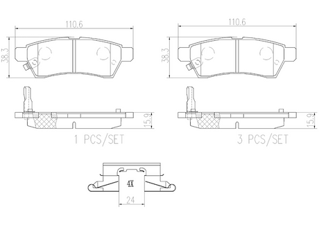 Brembo P56077n Brake Pad||p56077n_1.Png||86||brmp56077n||2104646