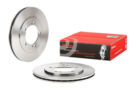 Product of Brembo 09972714C02 Vented 1 Piece Brake Rotor 