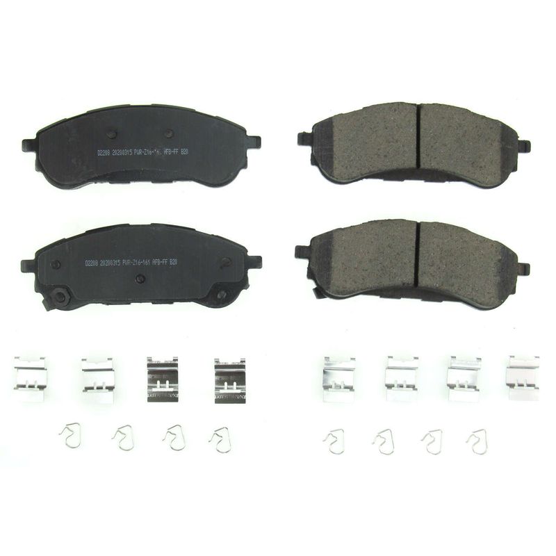 Product of Power Stop 17-2208 Performance Brake Pad - Set Of 4 
