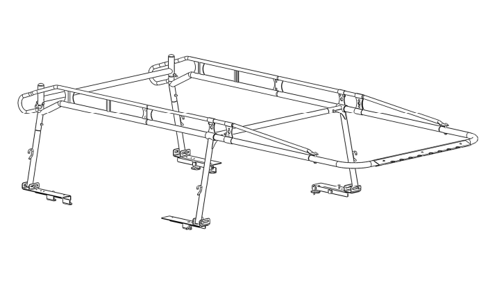 Product of Holman 80020 1000 Pound Yes Steel Ladder Rack 