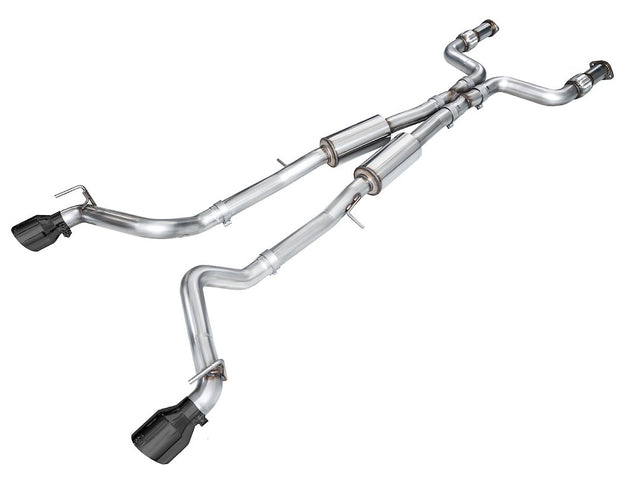 Product of AWE Tuning 3020-33400 Track Edition Cat-Back System Dual Exhaust System Kit 