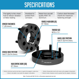 Coyote Wheel Accessories 5450-5450h-A67 Wheel Adapter||5450-5450h-A67_3.Jpg||88||rev505450ha67||1699197