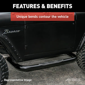 Product of Aries 205039 Nerf Bar With Surface Steps 