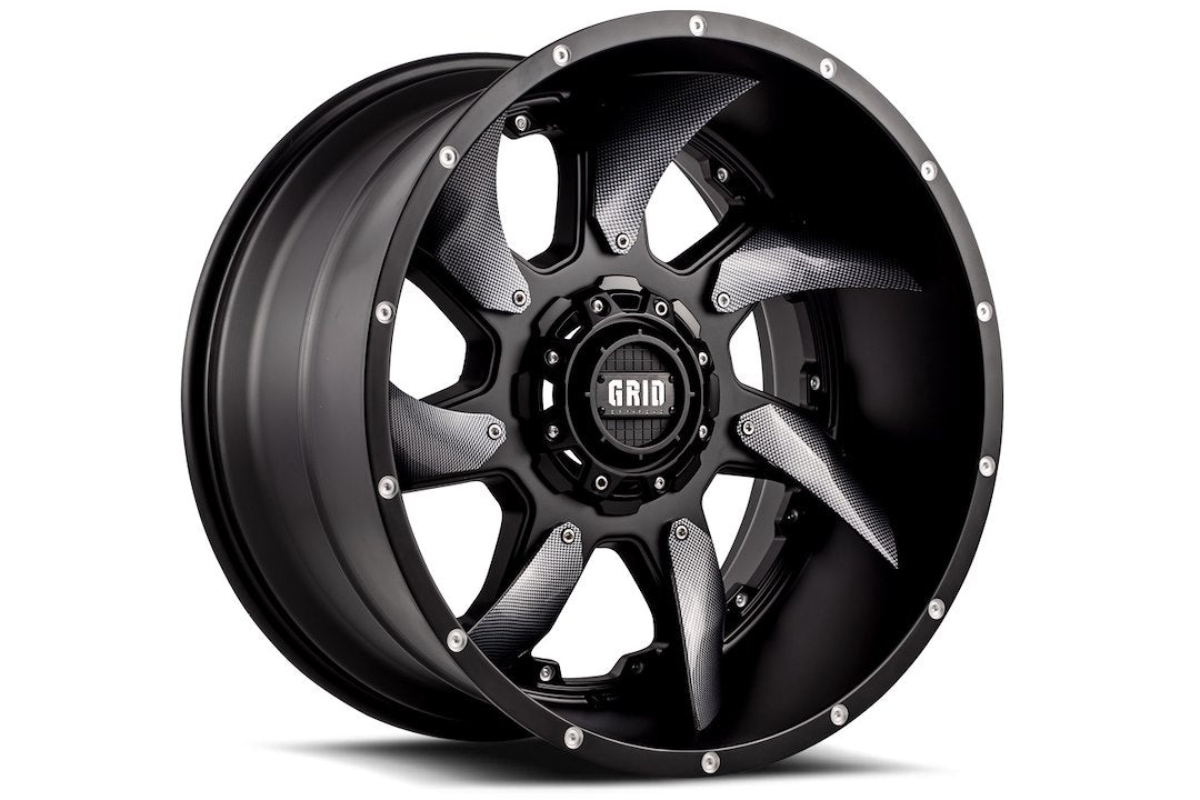 Product of Grid Wheels 20x9 Black Wheel - 5x5.50 Bolt Pattern 