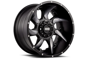 Product of Grid Wheels 20x9 Black Wheel - 5x5.50 Bolt Pattern 