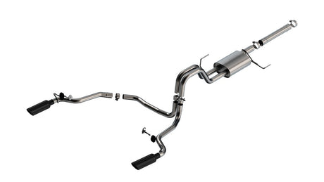 Product of Borla 140903BC S-Type Cat Back System Single Exhaust System Kit 