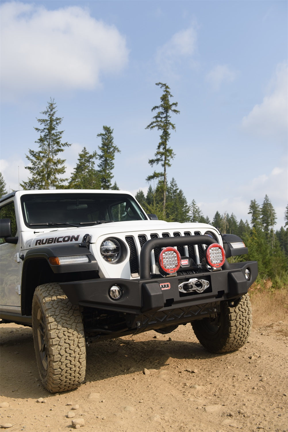 Product of ARB 3450440 Stubby Bar Steel Powder Coated Bumper 