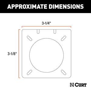 Curt 58520 Trailer Wiring Connector Mounting Bracket||58520_3008x1990_Ca.Jpg||88||c9358520||951627