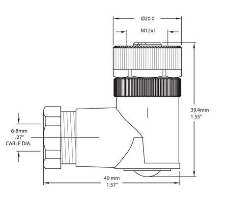 Product of Maretron Fa-Cf-90 Micro Field Attachable Connector