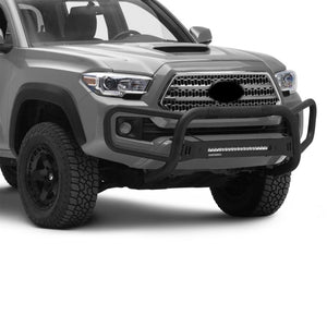 Product of Black Horse Offroad BFRT01 Bull Bar Black Powder Coated 3 Inch No with skid plate 