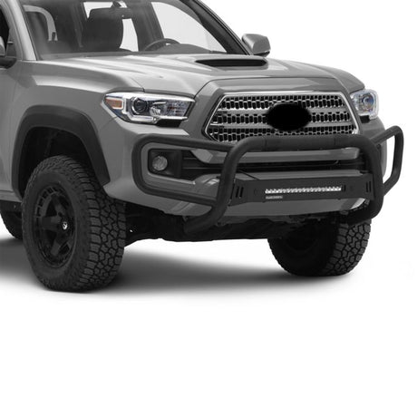 Product of Black Horse Offroad BFRT01 Bull Bar Black Powder Coated 3 Inch No with skid plate 