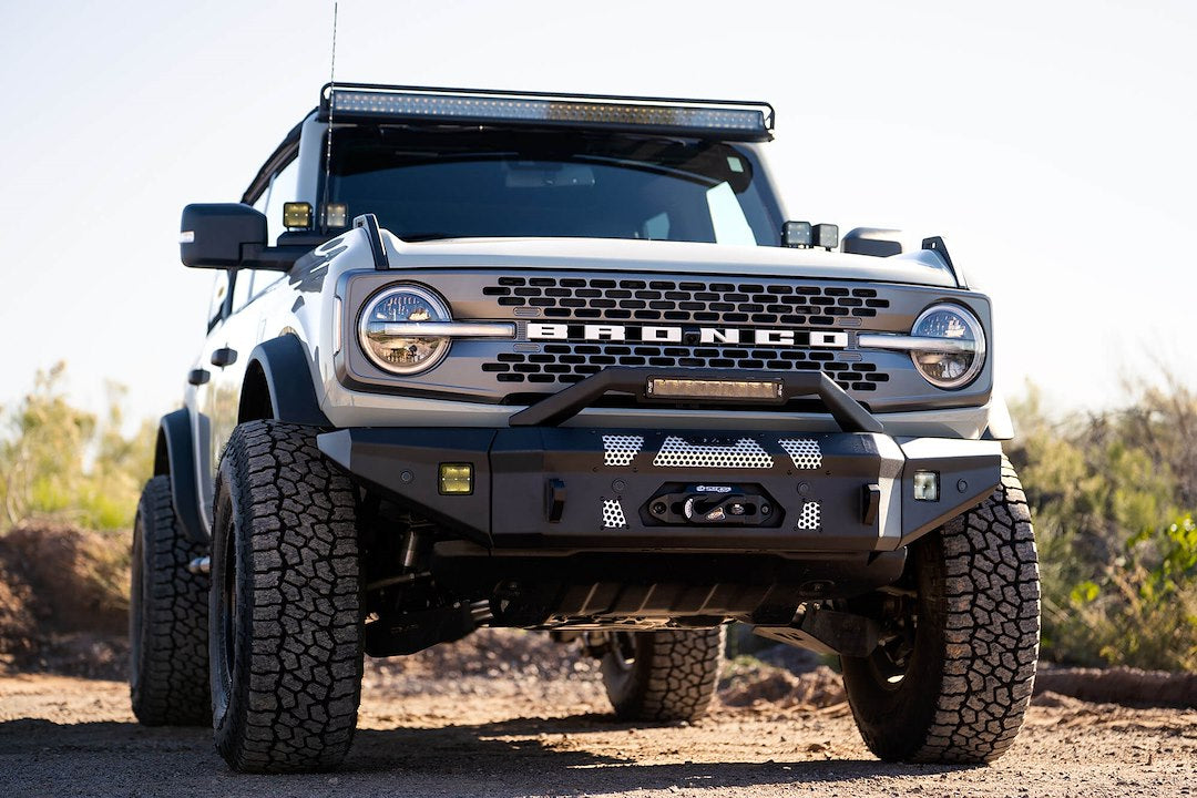 Product of DV8 Offroad FBBR-01 Steel Powder Coated Bumper 