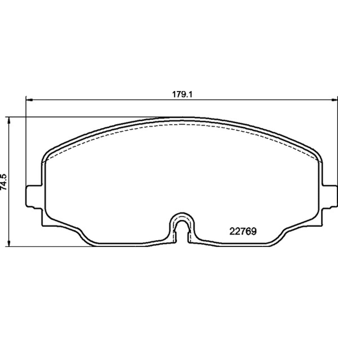 Brembo P85176 Brake Pad||p85176_Drw.Jpg||88||brmp85176||1754485