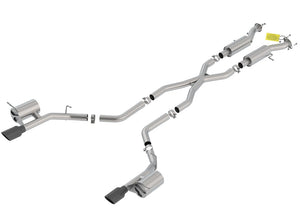 Product of Borla 140792BC ATAK ® Series Cat Back System Dual Exhaust System Kit 