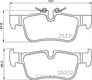 Product of Hella 355021681 Brake Pad - 