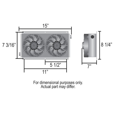 Product of Derale 65840 Fluid Cooler