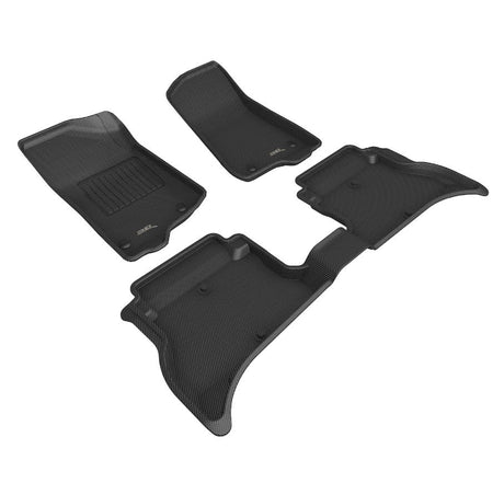 Product of 3D Mats KAGU L1JP02401509 Black Thermoplastic Rubber Of Carbon Fiber Texture Floor Liner 