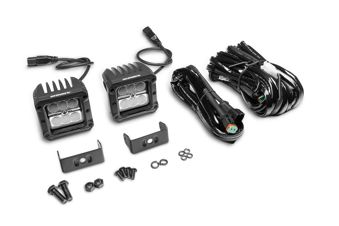 Go Rhino 751803023fcs Driving/ Fog Light||go-Rhino-Bright-Series-Cube-Lights-751803023fcs-Onwhite-372.Jpg||87||g261803023fcs||902183