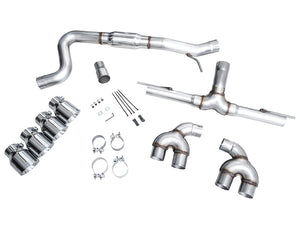 Product of AWE Tuning 3020-42658 Track Edition Cat-Back System Dual Exhaust System Kit 