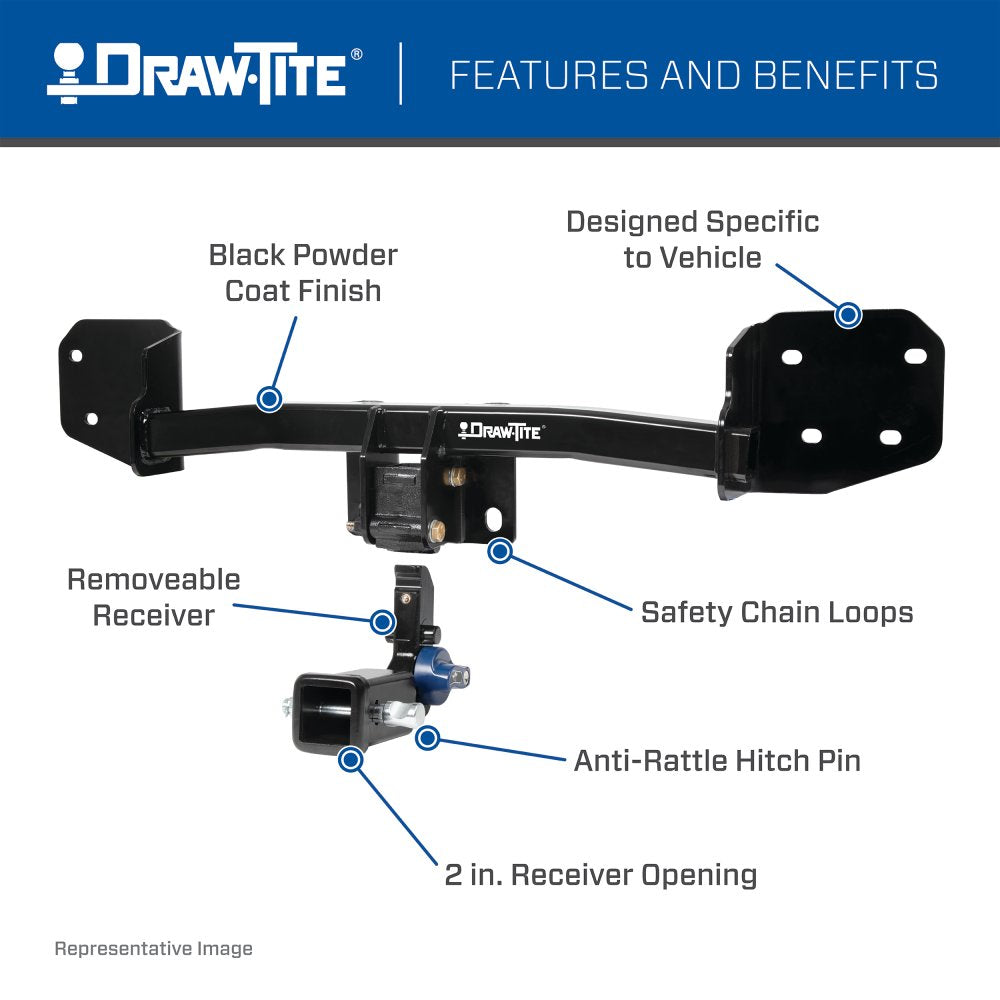 Product of Draw-Tite 76925 Class III Trailer Hitch Rear w/ 2 Inch Receiver 