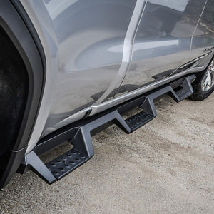 Product of Westin Automotive 56-534695 Black Powder Coated Square Nerf Bar - Truck Wheel To Wheel 