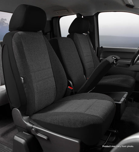 Product of Fia OE38-37 CHARC Oe™ Charcoal Center/ Black Sides Tweed Seat Cover 