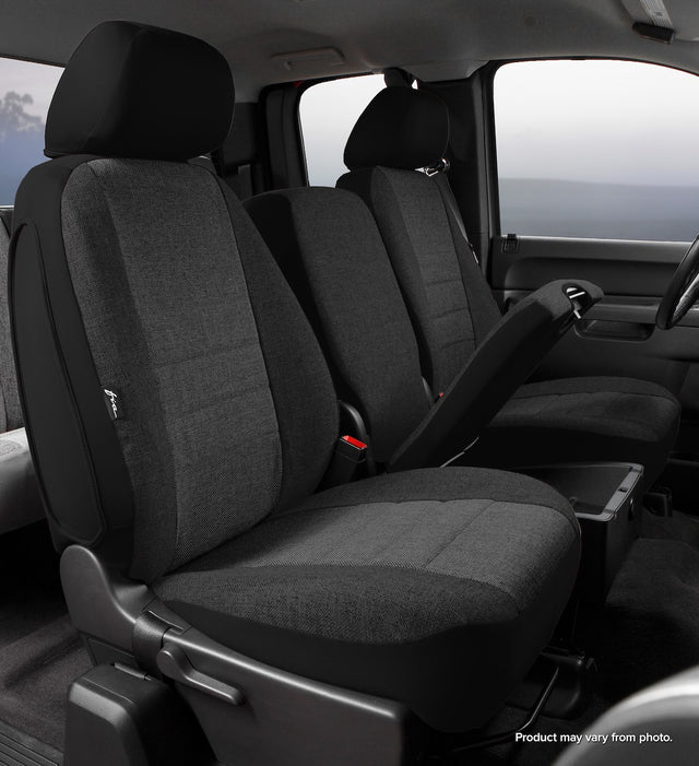Product of Fia OE38-37 CHARC Oe™ Charcoal Center/ Black Sides Tweed Seat Cover 