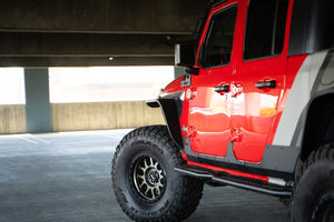 Dv8 Offroad Fdgl-07 Fender Flare||2020-2023_Jeep-Gladiator-Jt-Slim-Fender-Flares_Installed-14.Jpg||95||dv8fdgl07||1627472