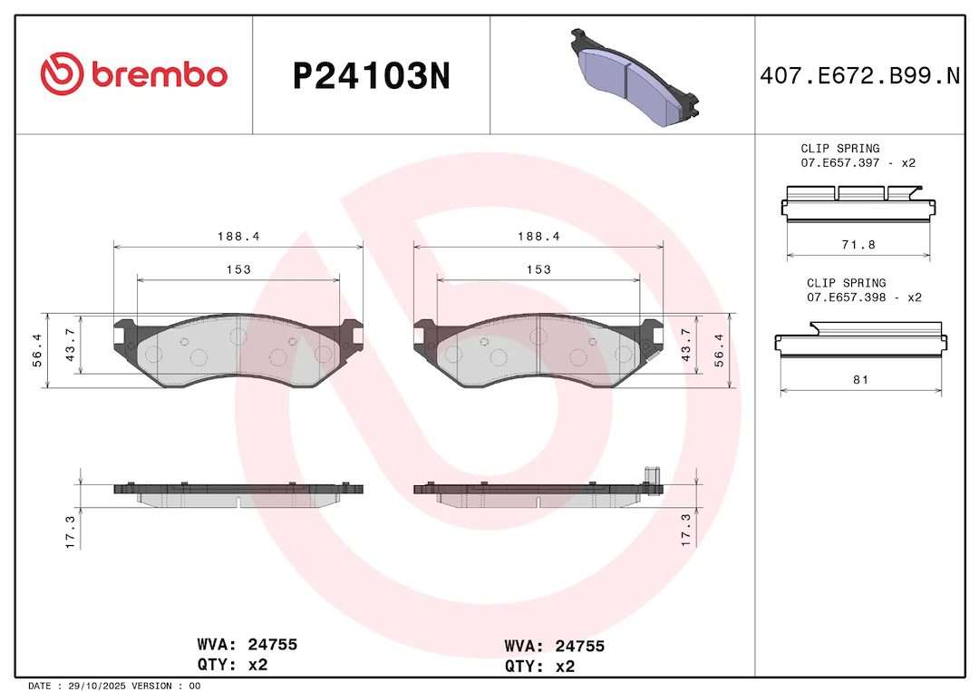 Brembo P24103n Brake Pad||p24103n_1.Png||86||brmp24103n||2104542