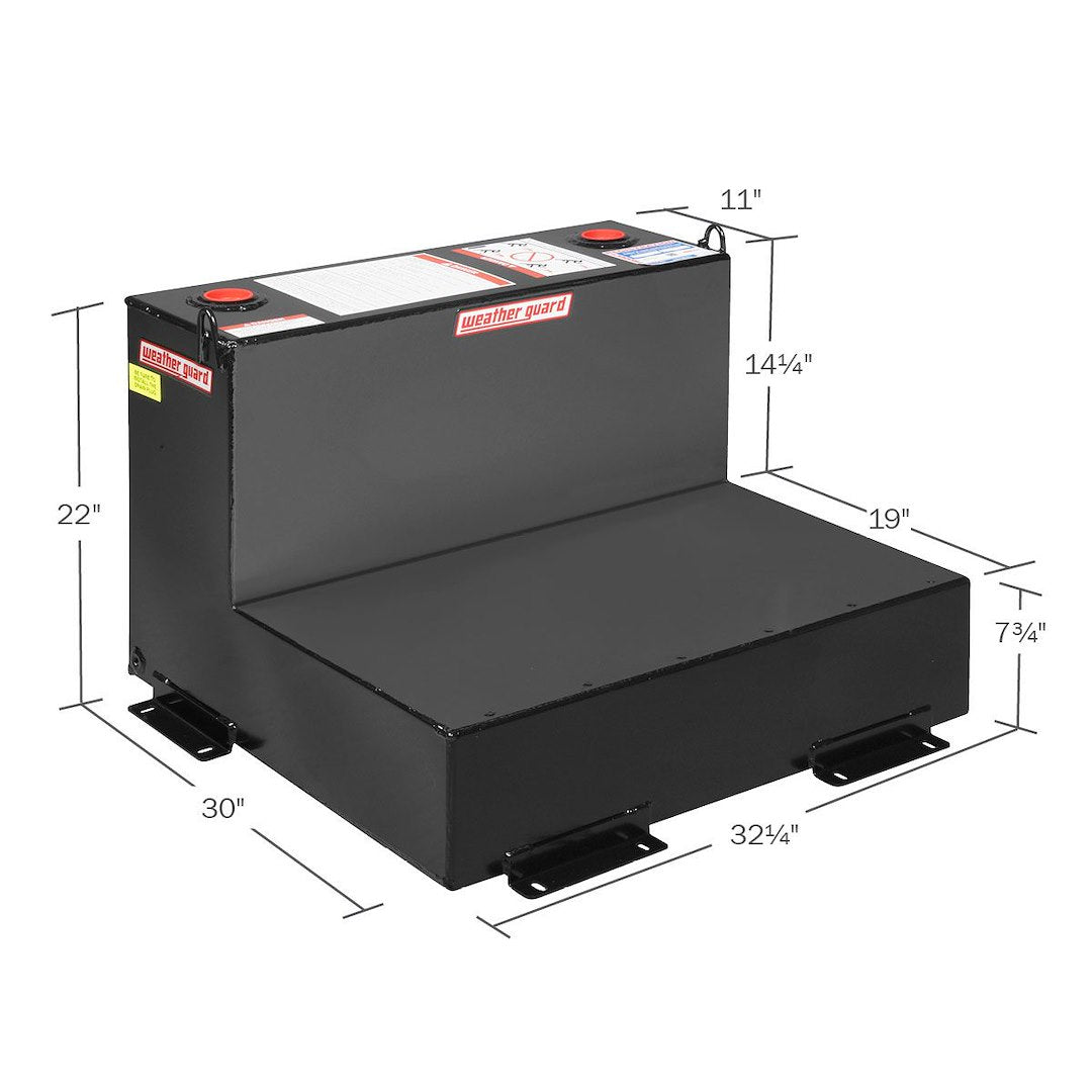 Product of Weather Guard (Werner) 350-5-02 Diesel Liquid Transfer Tank 50 Gallon L-Shape 