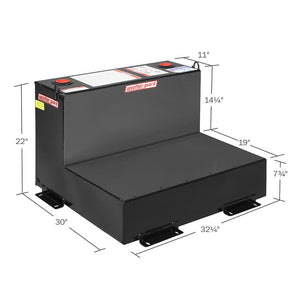 Product of Weather Guard (Werner) 350-5-02 Diesel Liquid Transfer Tank 50 Gallon L-Shape 