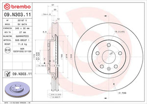 Brembo 09n30311c02 Brake Rotor||09n30311c02_3.Jpg||88||brm09n30311||1684423