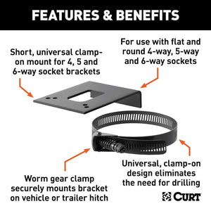 Curt 57204 Trailer Wiring Connector Mounting Bracket||57204_3008x1990_Fa.Jpg||88||c9357204||1017027