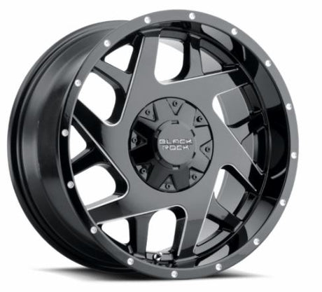 Black Rock Wheels 1722400731 Wheel||935b Fury Ii_Pc Gloss Black_Milled Accents.Jpg||85||c291722400731||1635778