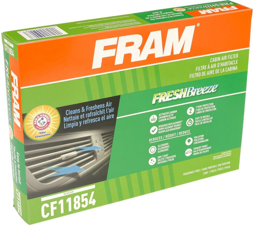 Fram Filter Cf11854 Cabin Air Filter||cf11854_4.Jpg||89||f24cf11854||1649709