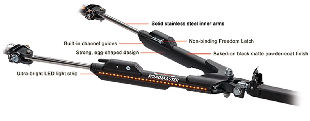 Product of Roadmaster 676 Arm Length Adjustable 8000 Pound IV Tow Bar 