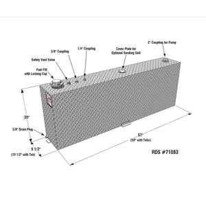 Rds Tanks 71083 Liquid Transfer Tank||71083pc_2.Jpg||86||rds71083||2437991