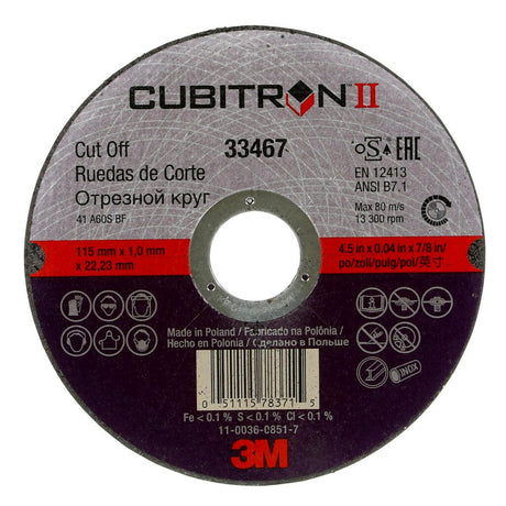3m 33467 Cut Off Wheel||||85||t5533467||1920218