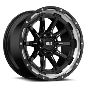 Product of Grid Wheels 20x9 Black With Natural Accents Wheel - Not Applicable Bolt Pattern 