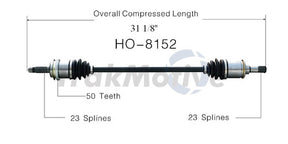 Trakmotive Ho-8152 Cv Axle Shaft||ho-8152.Jpg||85||trkho8152||2261526