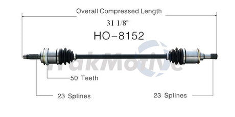 Trakmotive Ho-8152 Cv Axle Shaft||ho-8152.Jpg||85||trkho8152||2261526