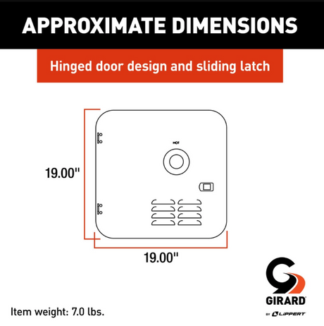 Lippert Components 2022107540 Water Heater Access Door||2022107540_1.Png||86||m6v2022107540||1774326