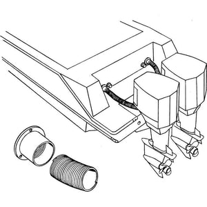 T-H Marine Rf-2-Dp Outboard Motor Control Cable Flange||rf-2-Dp_3.Jpg||88||t9trf2dp||1318564