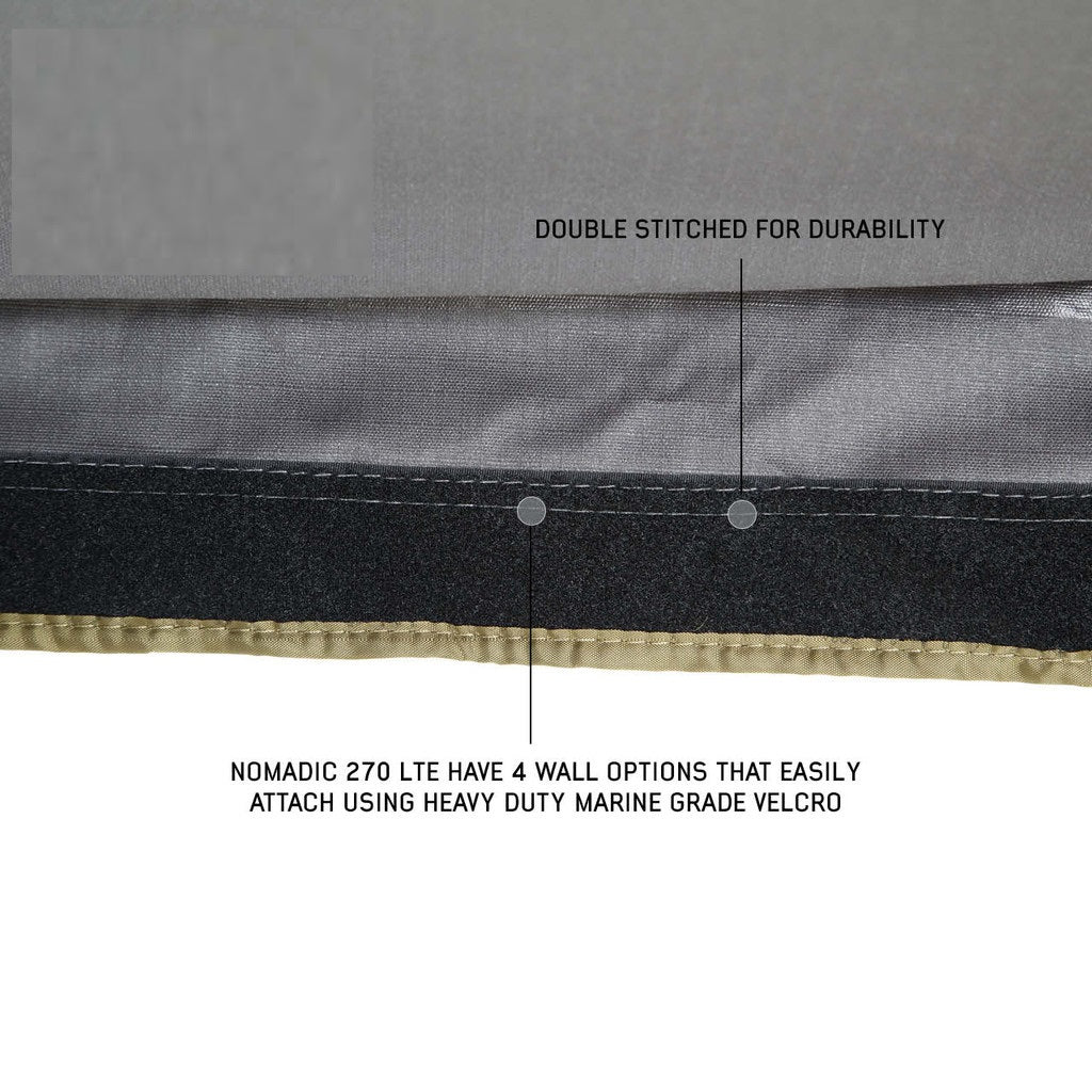 Product of Overland Vehicle Systems 19689909 SUV/Pickup Overlanding Manual Awning , Gray Solid 