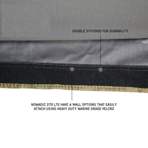 Product of Overland Vehicle Systems 19689909 SUV/Pickup Overlanding Manual Awning , Gray Solid 