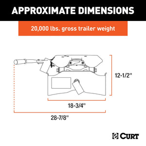 Curt 16540 Fifth Wheel Trailer Hitch Head||16540_3008x1990_Ca.Jpg||95||c9316540||879095
