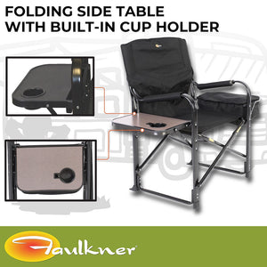 Faulkner 49580 Camping Chair||flk_49580_El Capitan Director Chair_Black_B2c_7.Jpg||91||flk49580||1608957