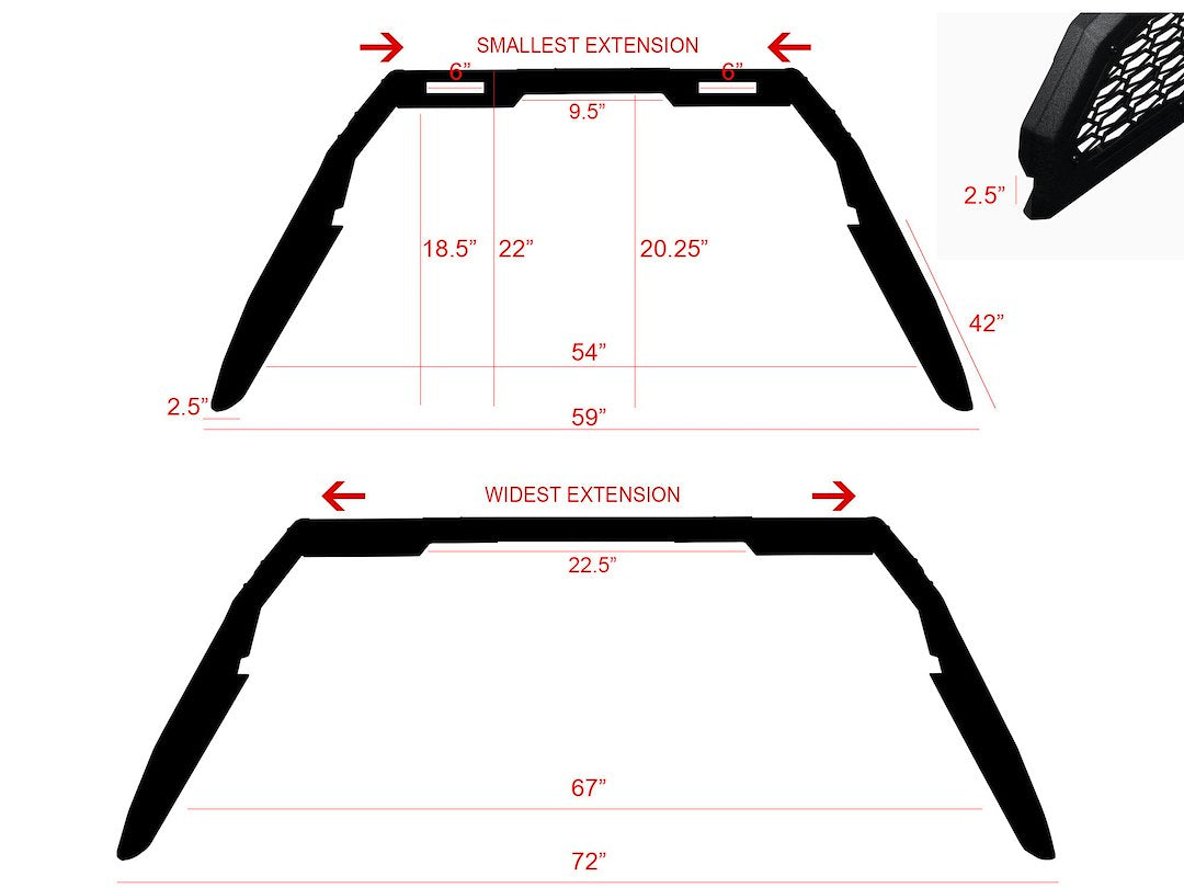 Armordillo 8708026 Truck Bed Bar||8708026_4.Jpg||89||ard8708026||1038437