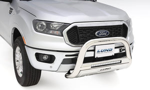 Product of Lund International 47021212 Bull Bar Polished 3-1/2 Inch Yes with skid plate 